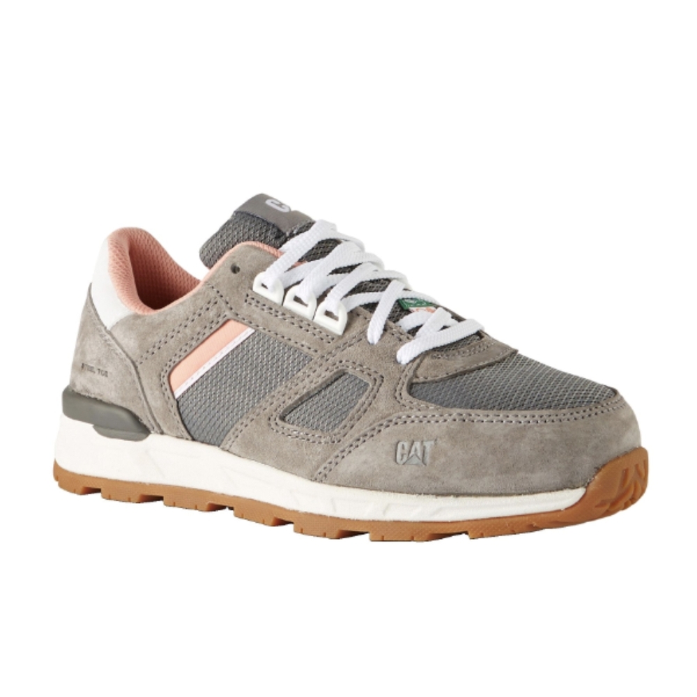 Women's CAT Woodward Steel Toe Steel Plate Athletic Safety Shoes